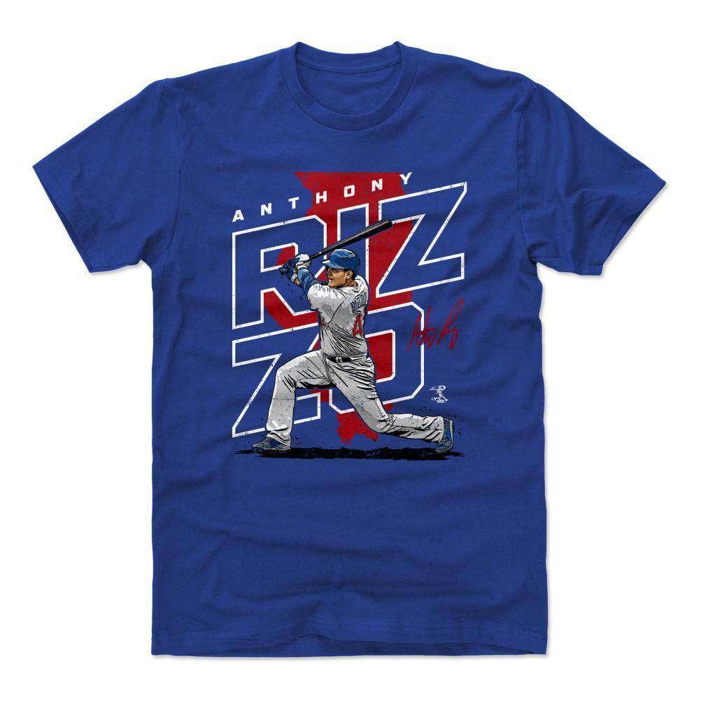 500 Level T-Shirts Anthony Rizzo Chicago Cubs 500 Level MLB Player T-Shirt - Blue