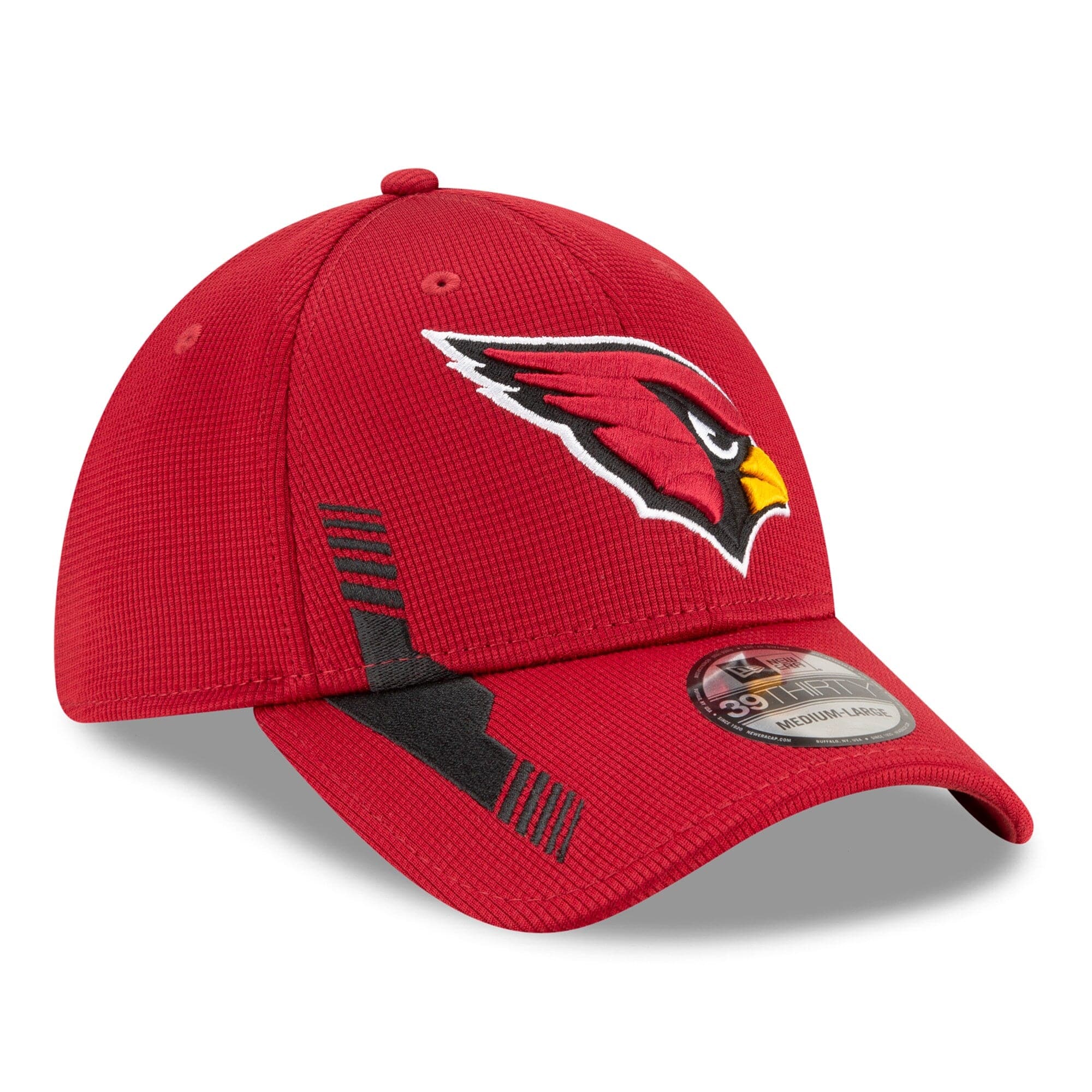 New Era Caps Arizona Cardinals New Era NFL 2021 Sideline Home 39THIRTY Flex Fit Hat - Dark Red