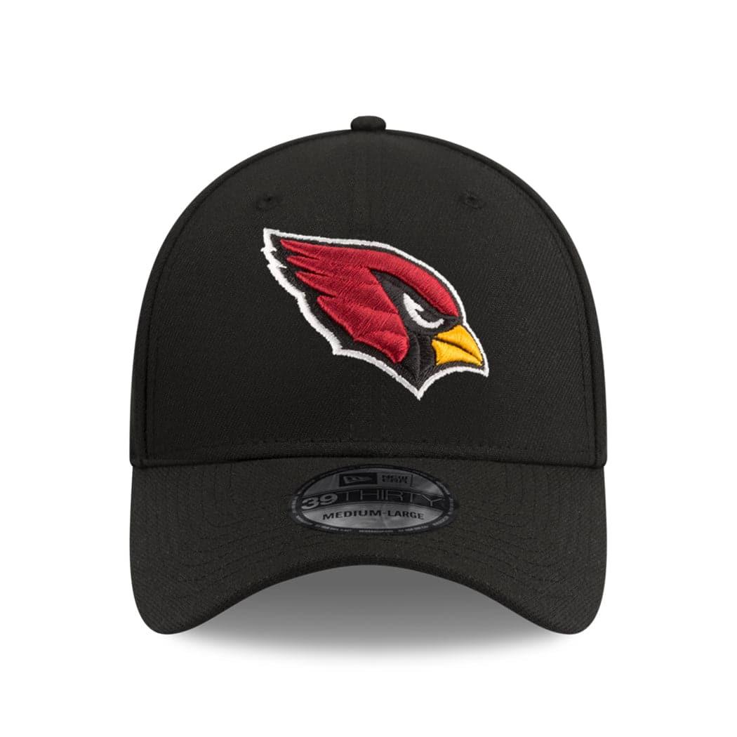 New Era Caps Arizona Cardinals New Era NFL Team 39THIRTY Flex Fit Curve Hat - Black