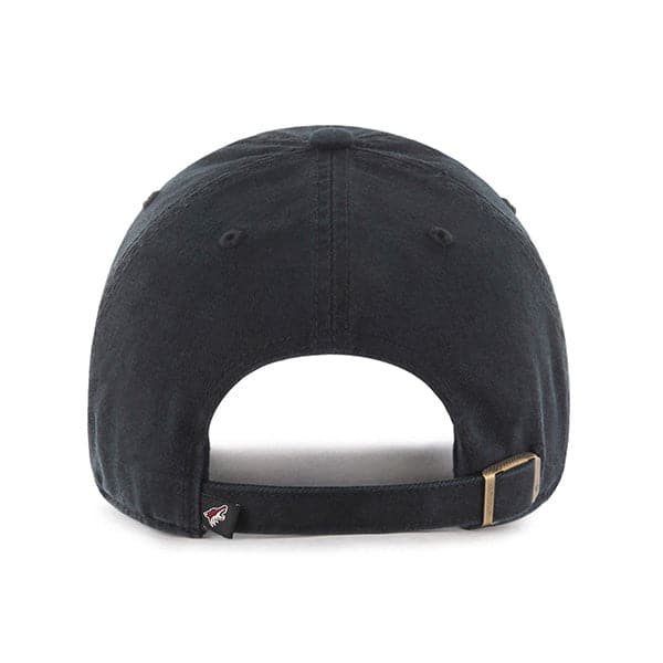 47 Brand Caps Arizona Coyotes '47 NHL Team Clean Up Strapback Hat - Black