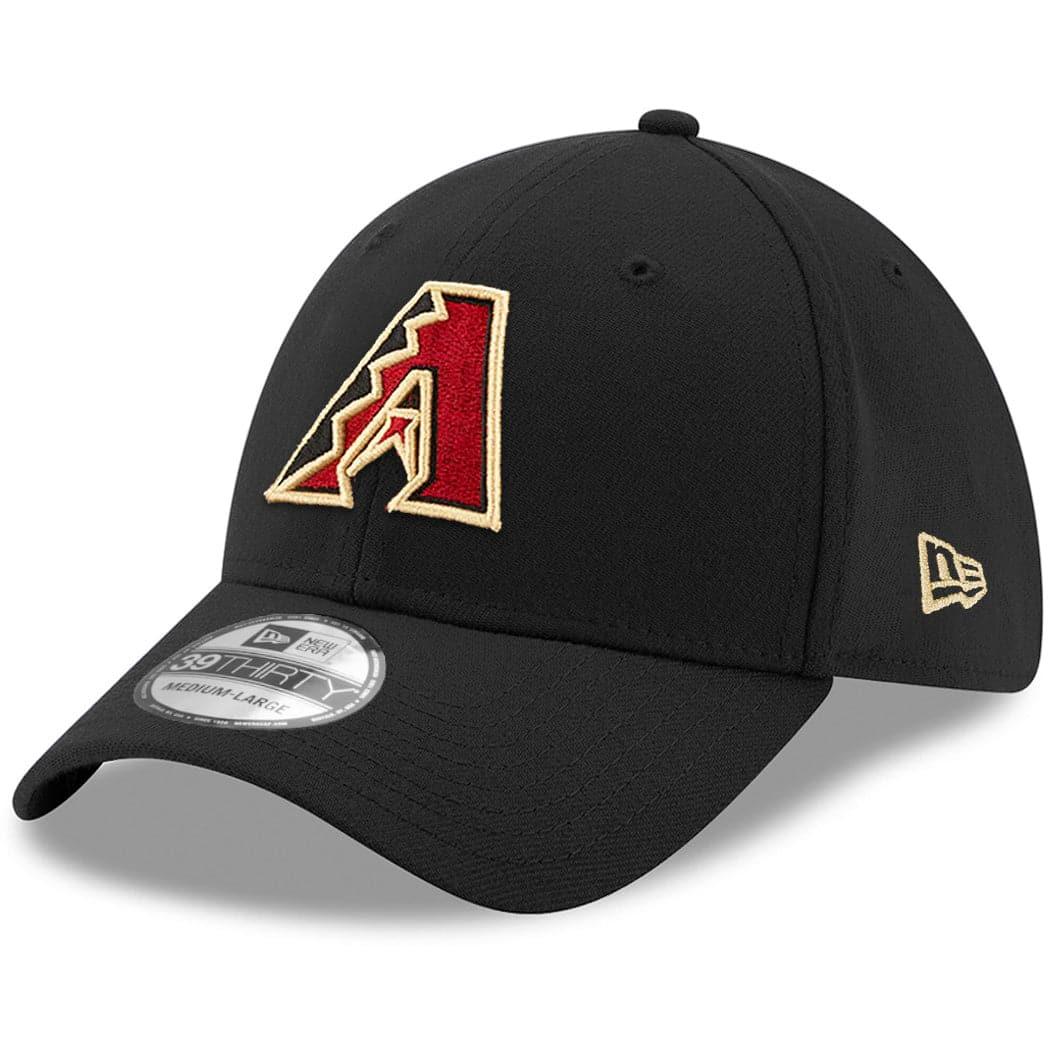 New Era Caps Arizona Diamondbacks New Era MLB Team 39THIRTY Stretch-Fit Hat - Black