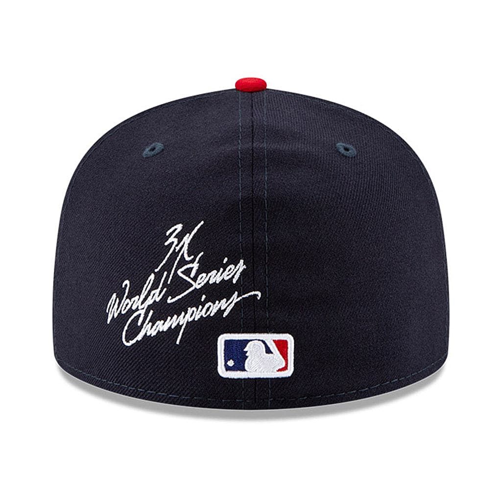 New Era Caps Atlanta Braves New Era MLB Champions Patch 59FIFTY Fitted Hat - Navy