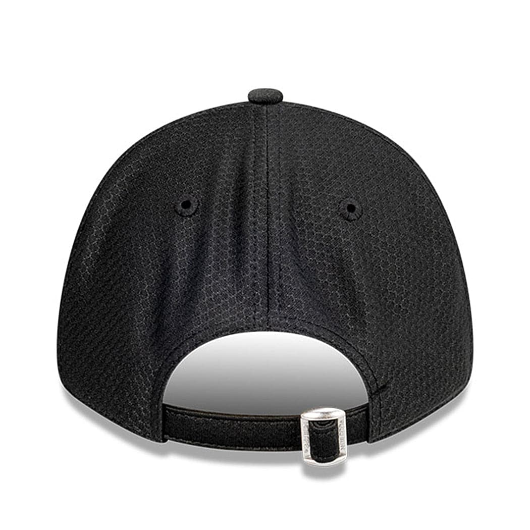 New Era Caps Atlanta Braves New Era MLB Hex Pop Mesh 9FORTY Strapback Hat - Black