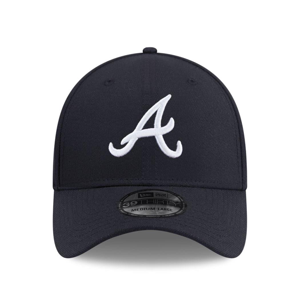 New Era Caps Atlanta Braves New Era MLB Team Classic 39THIRTY Curve Hat - Navy