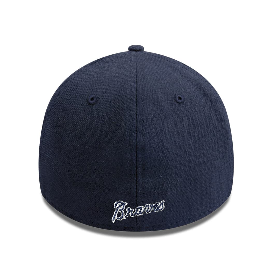 New Era Caps Atlanta Braves New Era MLB Team Infill 39THIRTY Curve Flex Hat - Navy