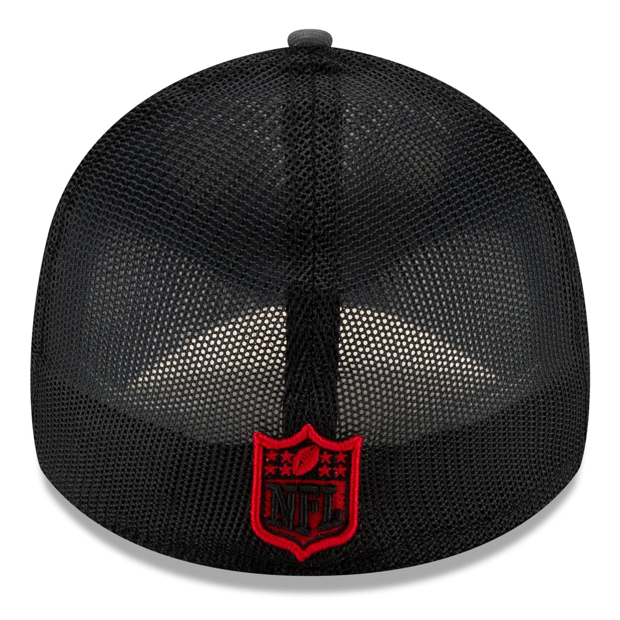 New Era Caps Atlanta Falcons New Era 2021 NFL Draft 39THIRTY Flex Fit Curve Hat - Graphite