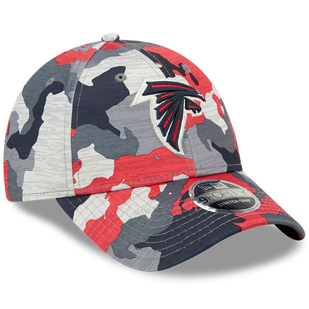New Era Caps Atlanta Falcons New Era NFL 22 Training Camp 9FORTY Stretch Snap Hat - Camo
