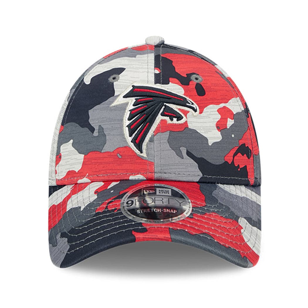 New Era Caps Atlanta Falcons New Era NFL 22 Training Camp 9FORTY Stretch Snap Hat - Camo