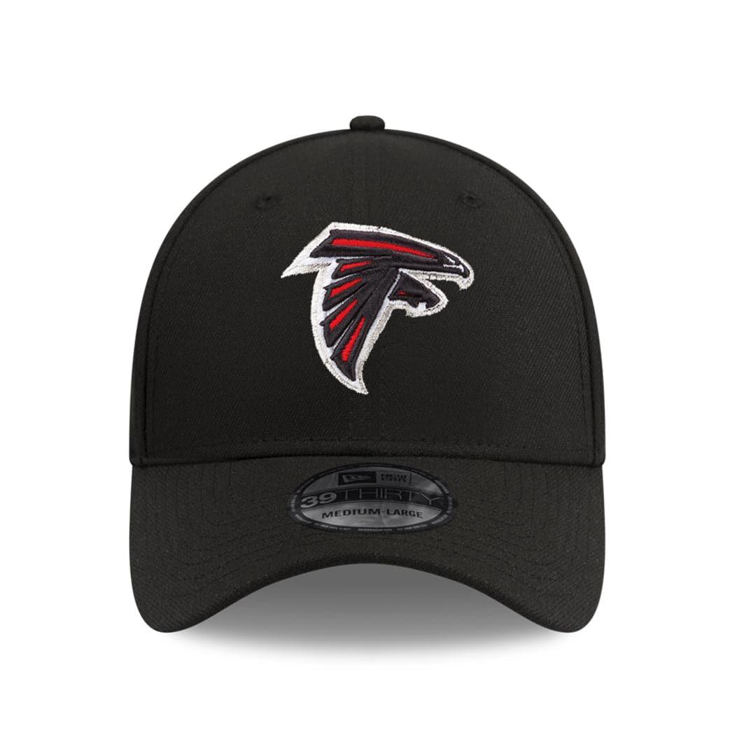 New Era Caps Atlanta Falcons New Era NFL Team 39THIRTY Flex Fit Curve Hat - Black