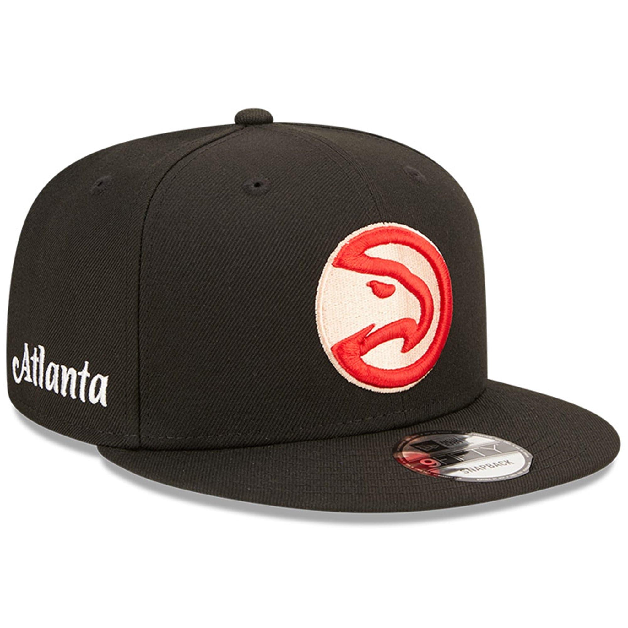 New Era Caps Atlanta Hawks New Era NBA 22-23 City Edition Alt 9FIFTY Snapback Hat - Black