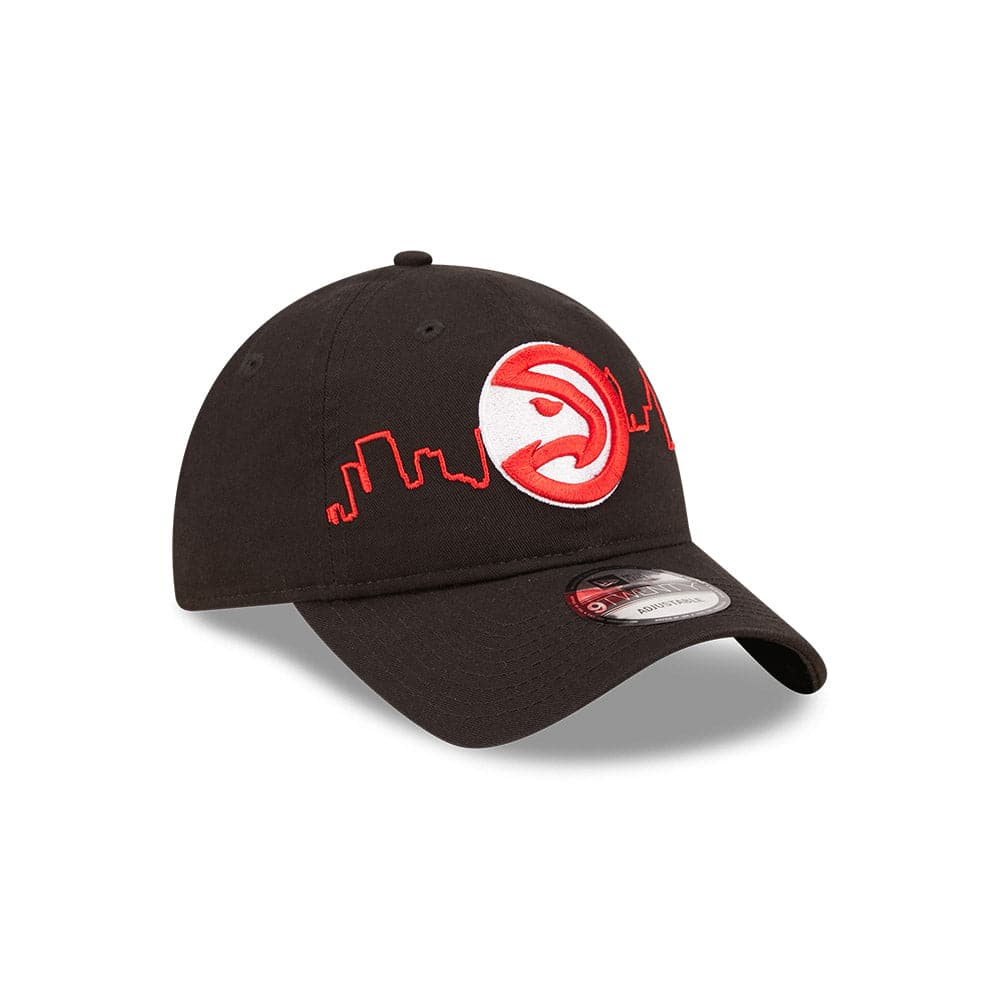 New Era Caps Atlanta Hawks New Era NBA 22-23 Tip Off 9TWENTY Strapback Hat - Black