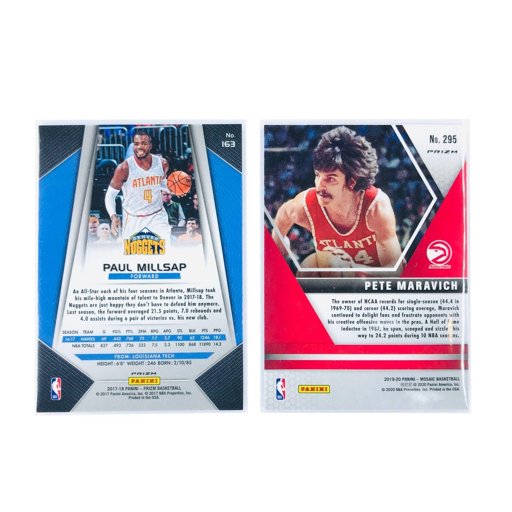 Panini Cards Atlanta Hawks Panini NBA Disco Prizm 2 Card Set