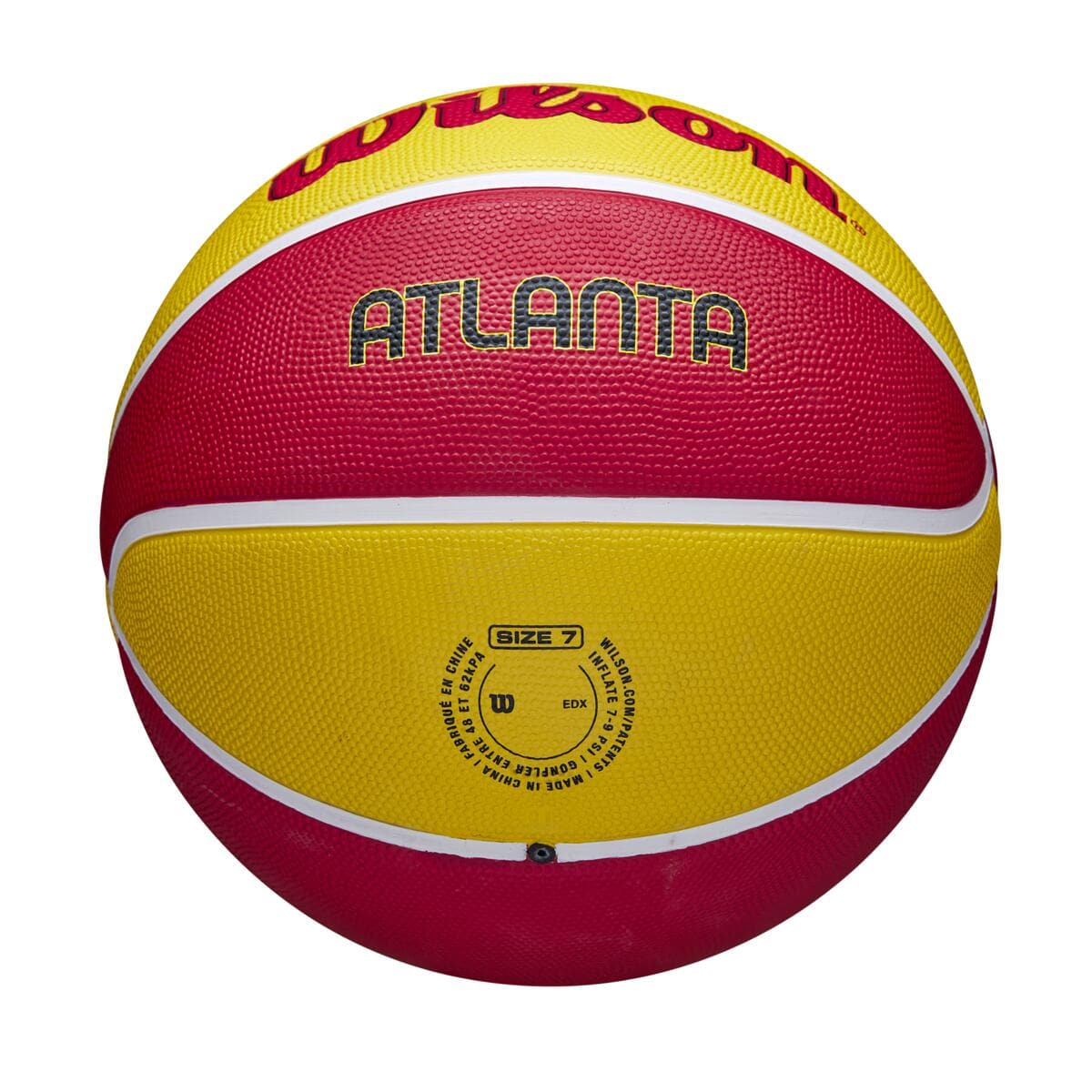 Wilson Sporting Goods Balls Atlanta Hawks Wilson NBA 21-22 City Edition Full Size Basketball Ball - Size 7
