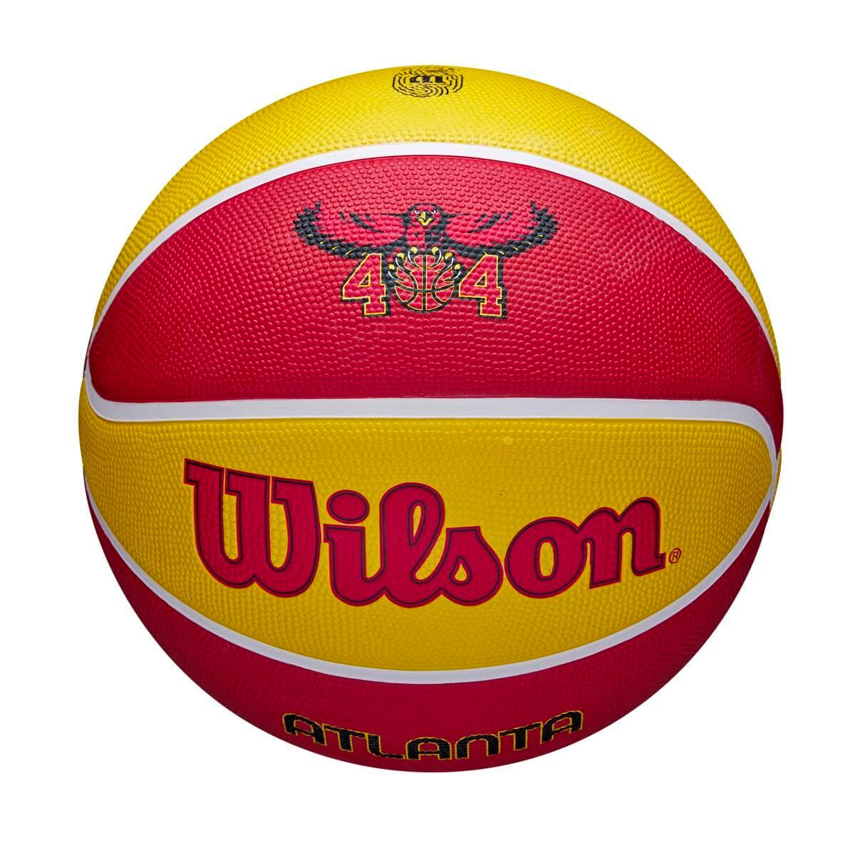 Wilson Sporting Goods Balls Atlanta Hawks Wilson NBA 21-22 City Edition Full Size Basketball Ball - Size 7