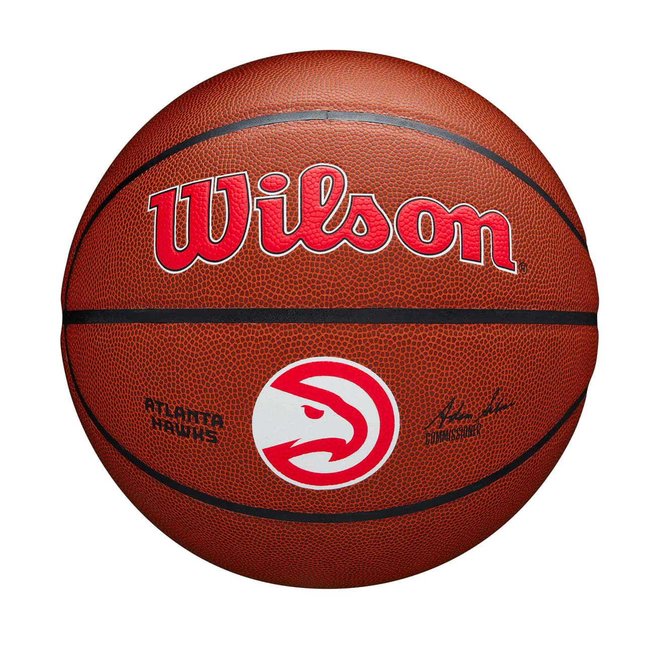 Wilson Sporting Goods Balls Atlanta Hawks Wilson NBA Team Full Size Basketball Ball