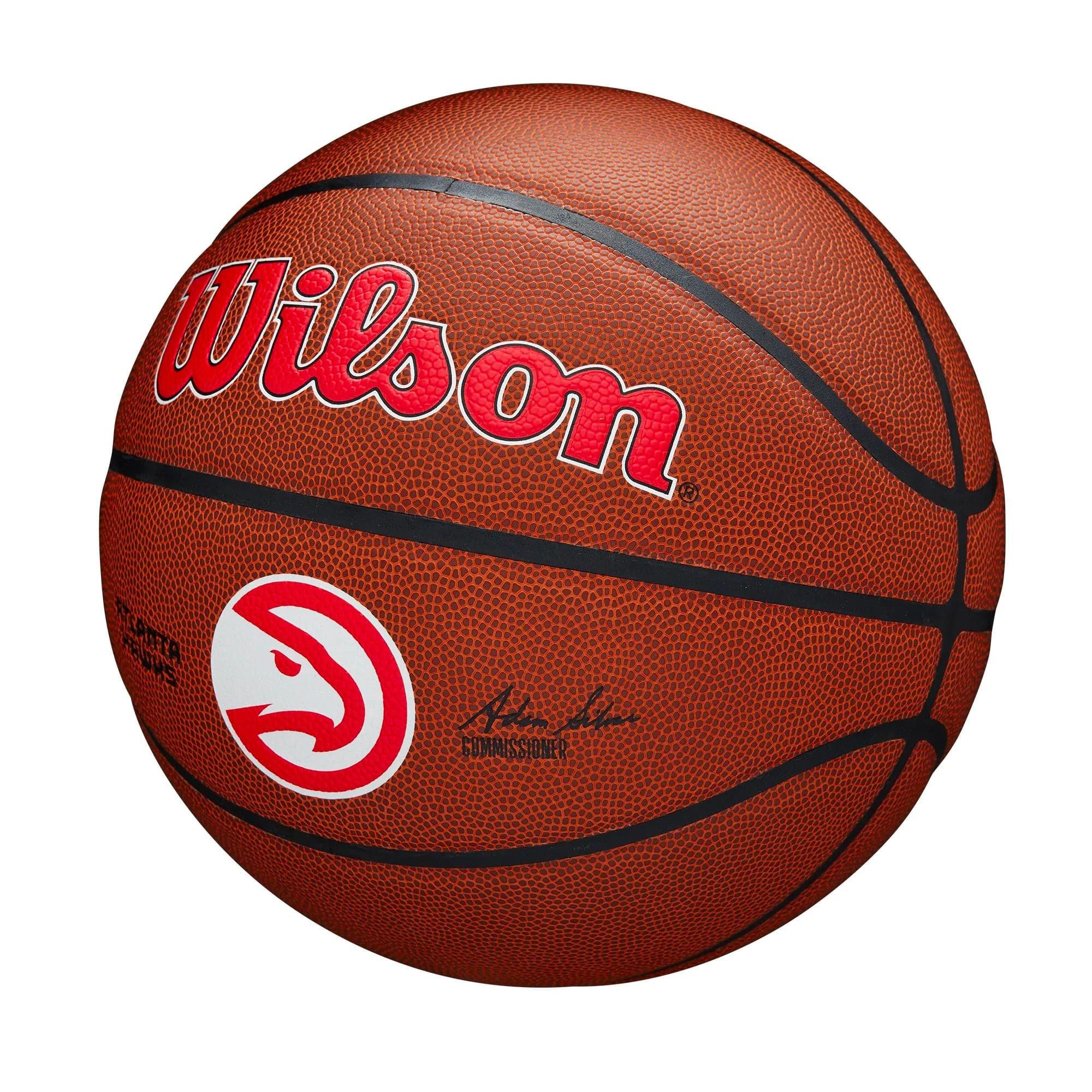 Wilson Sporting Goods Balls Atlanta Hawks Wilson NBA Team Full Size Basketball Ball