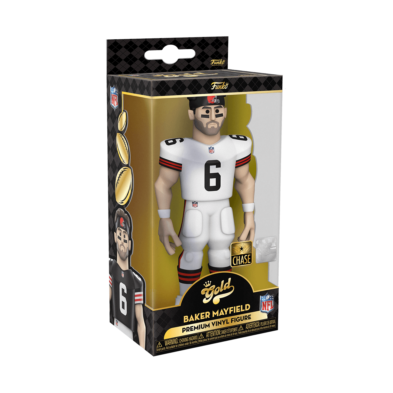 Funko Figures Baker Mayfield Cleveland Browns Funko NFL 5" Vinyl Gold Figure