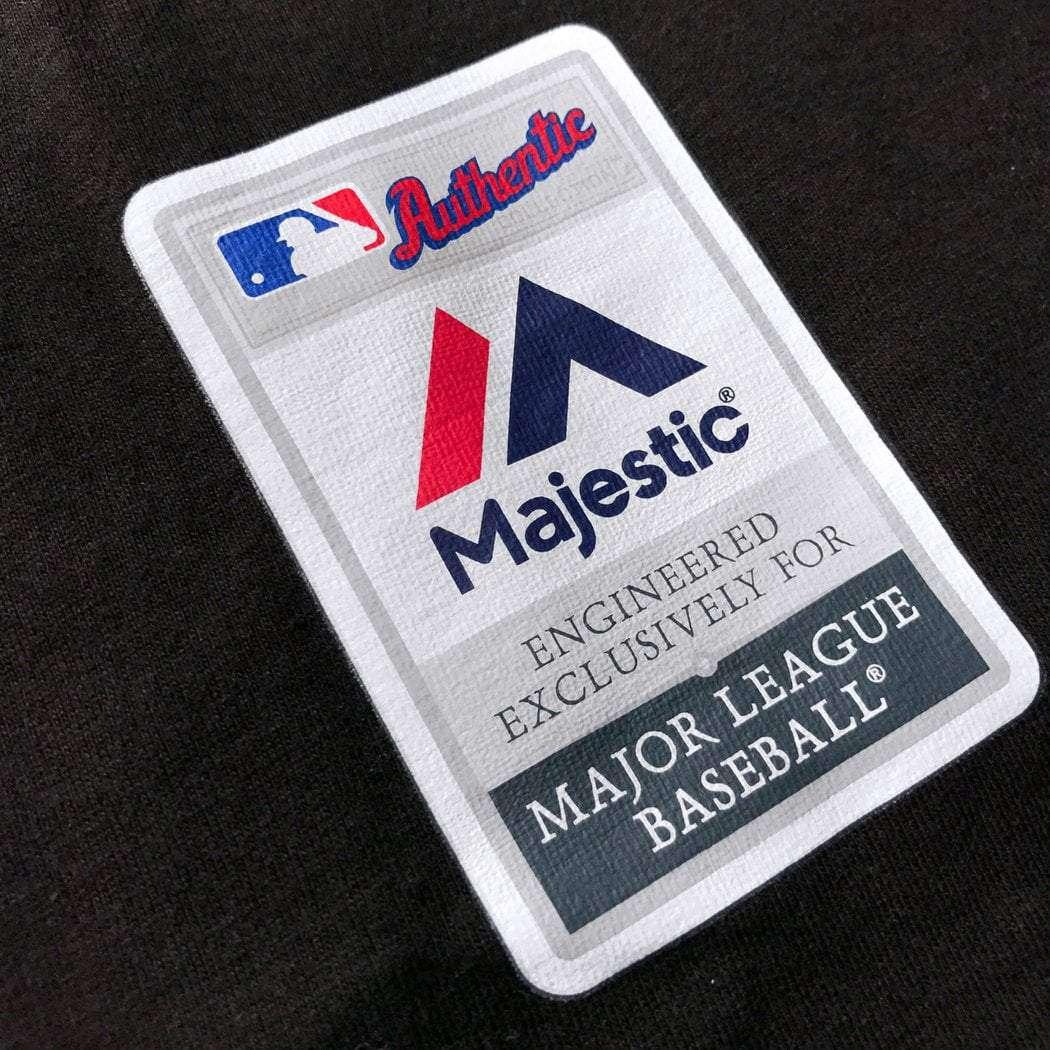 Majestic Athletic Long Sleeve Tees Baltimore Orioles Majestic MLB AC On-Field Icon Long Sleeve T-Shirt - Black
