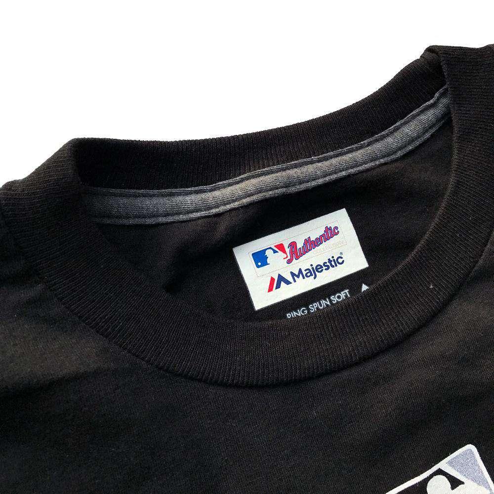 Majestic Athletic Long Sleeve Tees Baltimore Orioles Majestic MLB AC On-Field Icon Long Sleeve T-Shirt - Black
