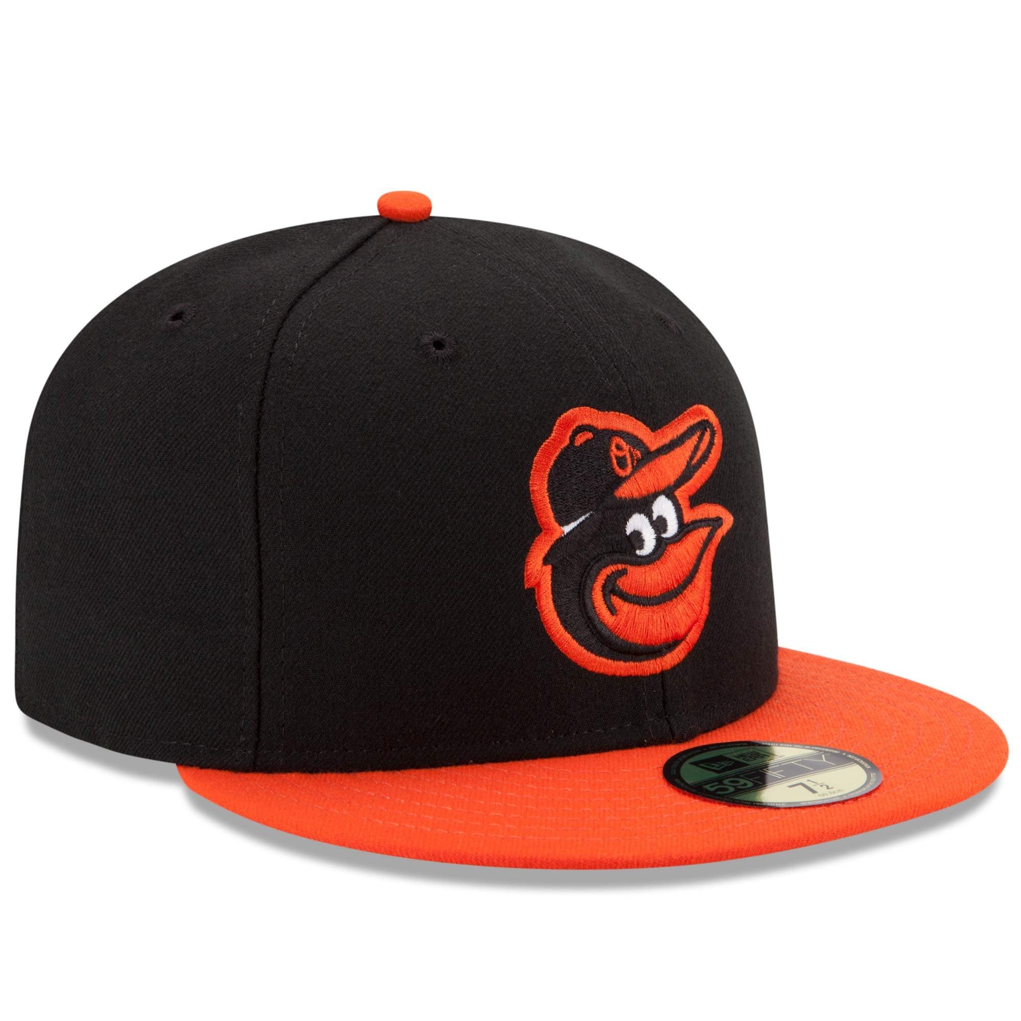 New Era Caps Baltimore Orioles New Era MLB AC On-Field Road 59FIFTY Fitted Hat - Black