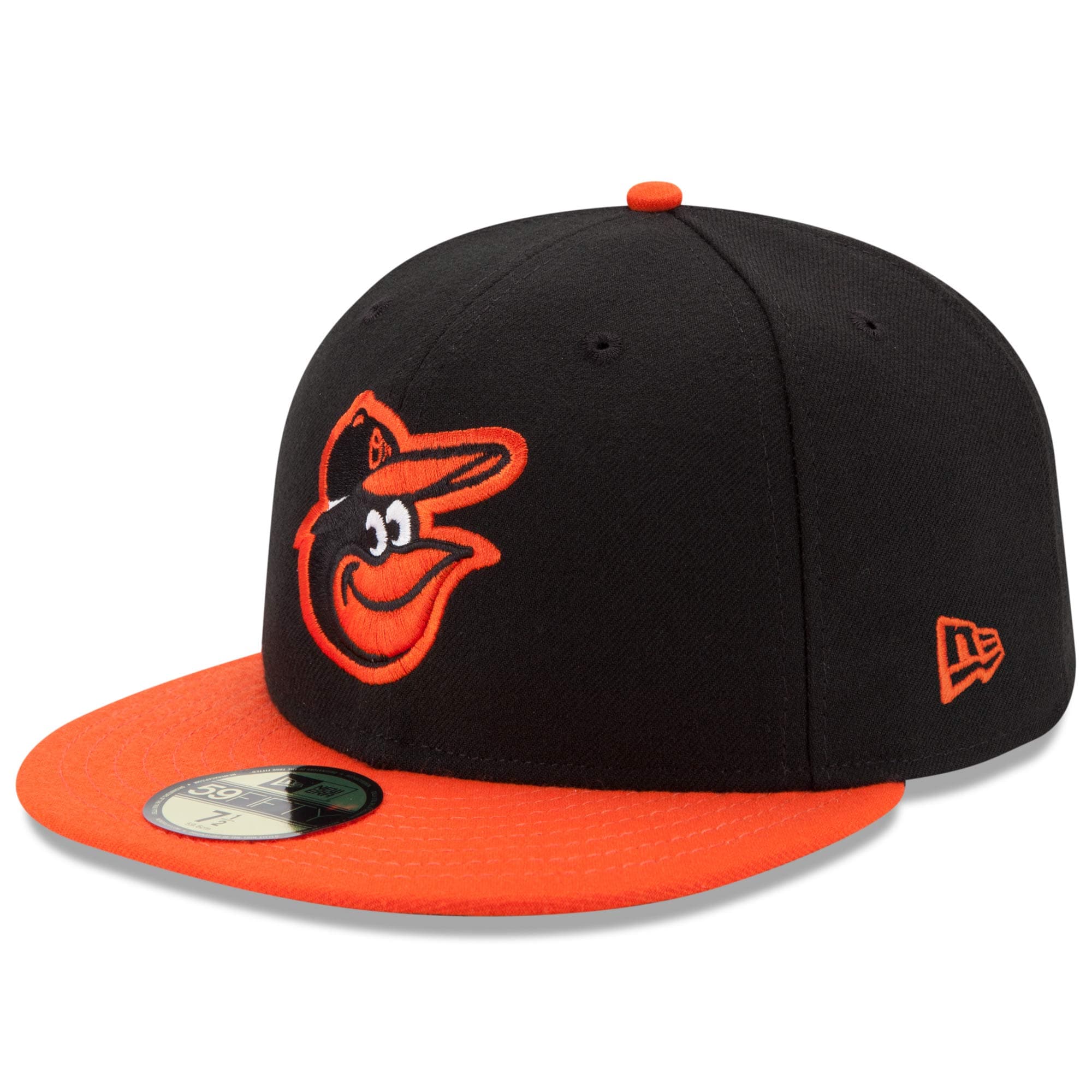 New Era Caps Baltimore Orioles New Era MLB AC On-Field Road 59FIFTY Fitted Hat - Black