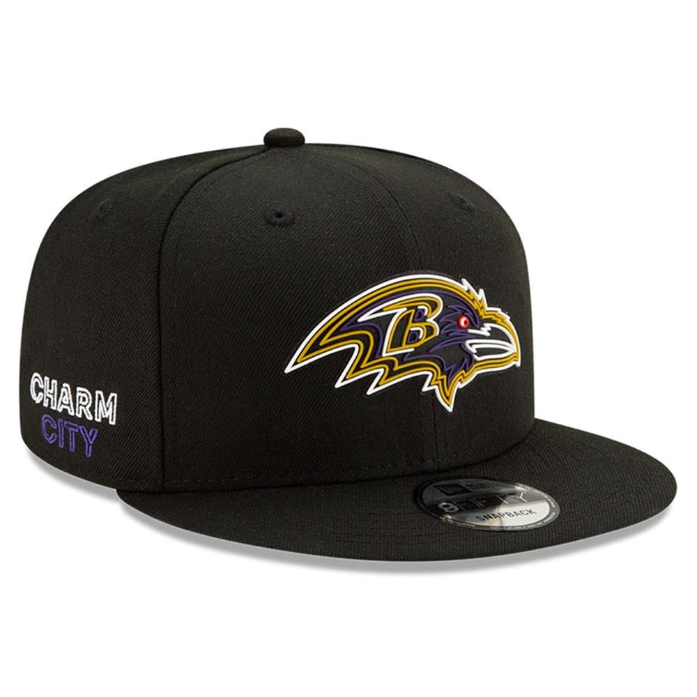 New Era Caps Baltimore Ravens New Era NFL 2020 Draft 9FIFTY Snapback Hat - Black