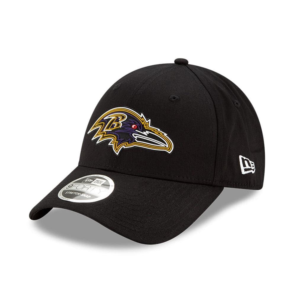 New Era Caps Baltimore Ravens New Era NFL 2020 Draft 9FORTY Stretch Snapback Curve Hat - Black