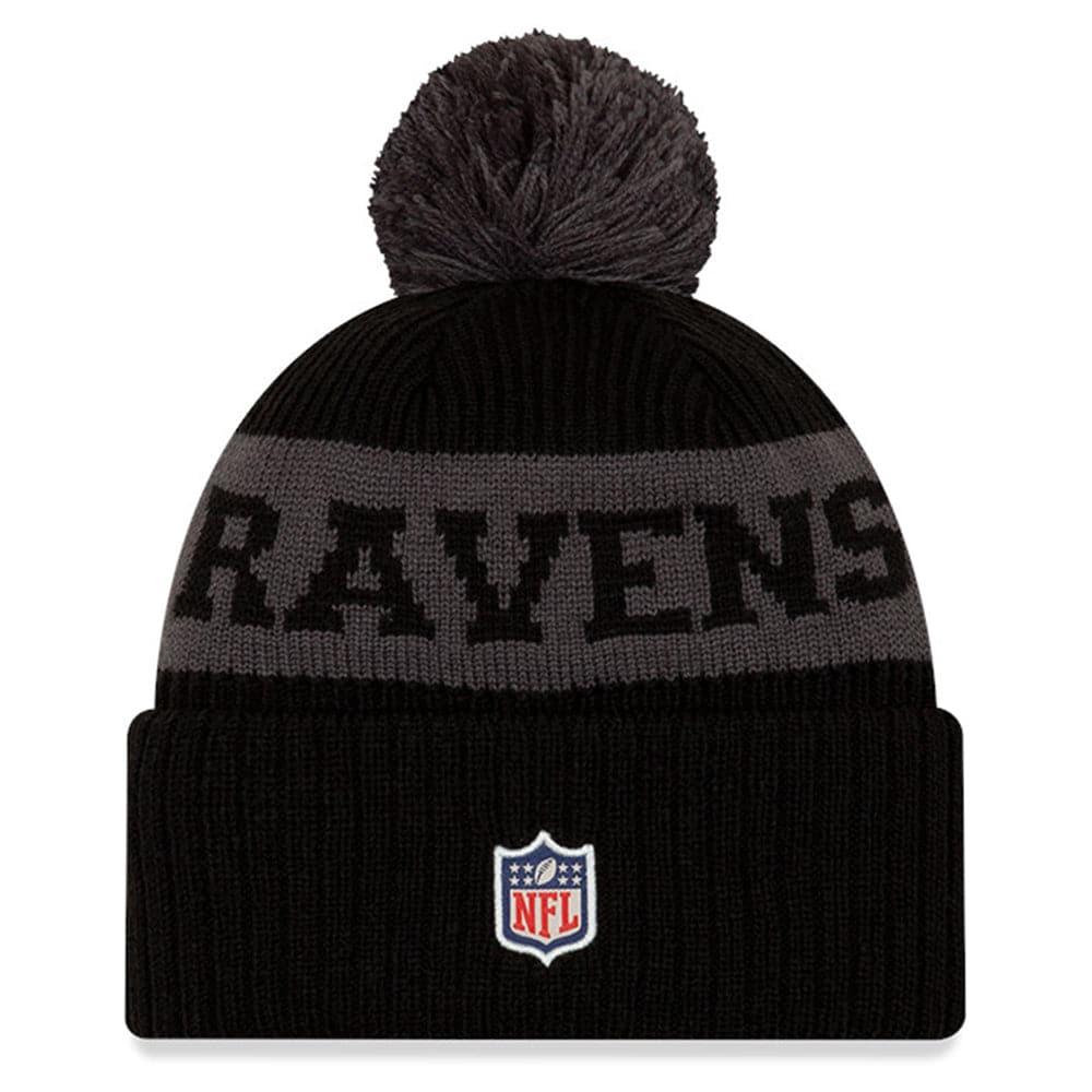 New Era Beanies Baltimore Ravens New Era NFL 2020 Team Colour Sideline Knit Beanie