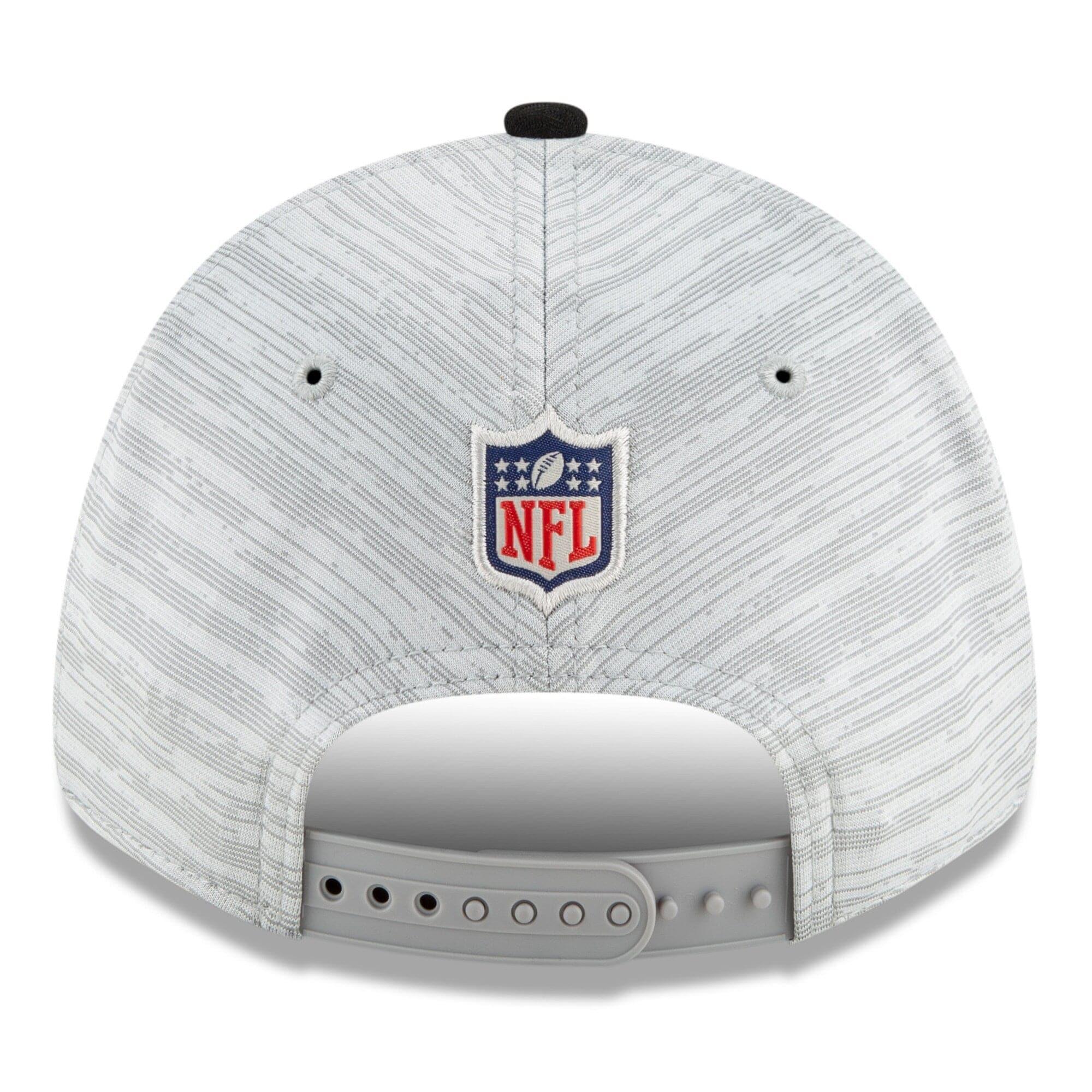New Era Caps Baltimore Ravens New Era NFL 2021 Training Camp 9FORTY Curve Stretch Snapback Hat - Grey