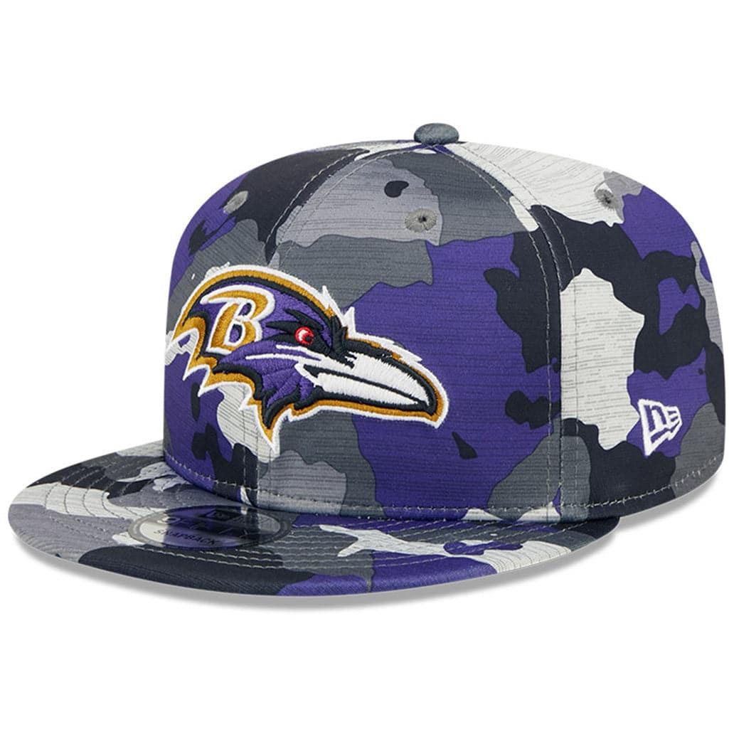 New Era Caps Baltimore Ravens New Era NFL 22 Training Camp 9FIFTY Snapback Hat - Camo