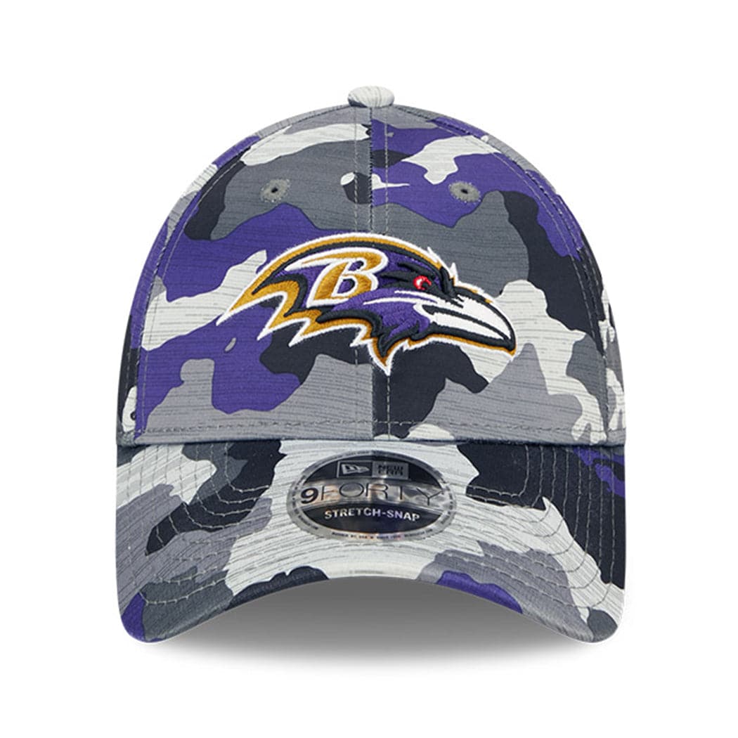 New Era Caps Baltimore Ravens New Era NFL 22 Training Camp 9FORTY Stretch Snap Hat - Camo