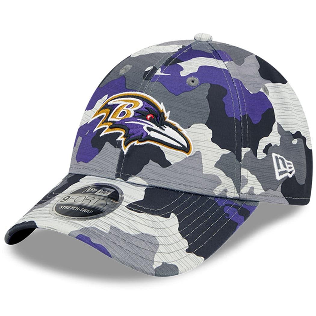 New Era Caps Baltimore Ravens New Era NFL 22 Training Camp 9FORTY Stretch Snap Hat - Camo