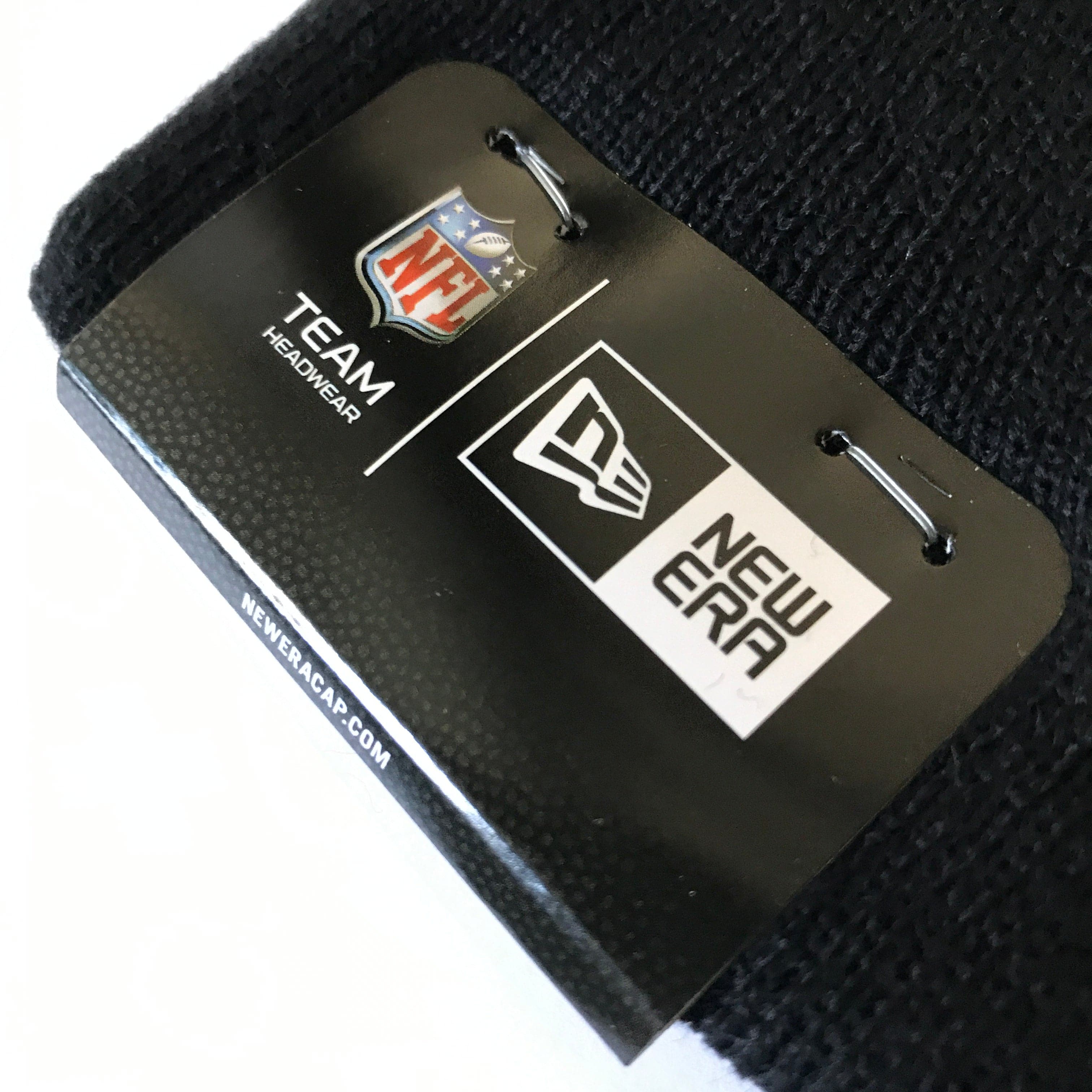 New Era Beanies Baltimore Ravens New Era NFL Grey Stripe Knit Beanie - Black