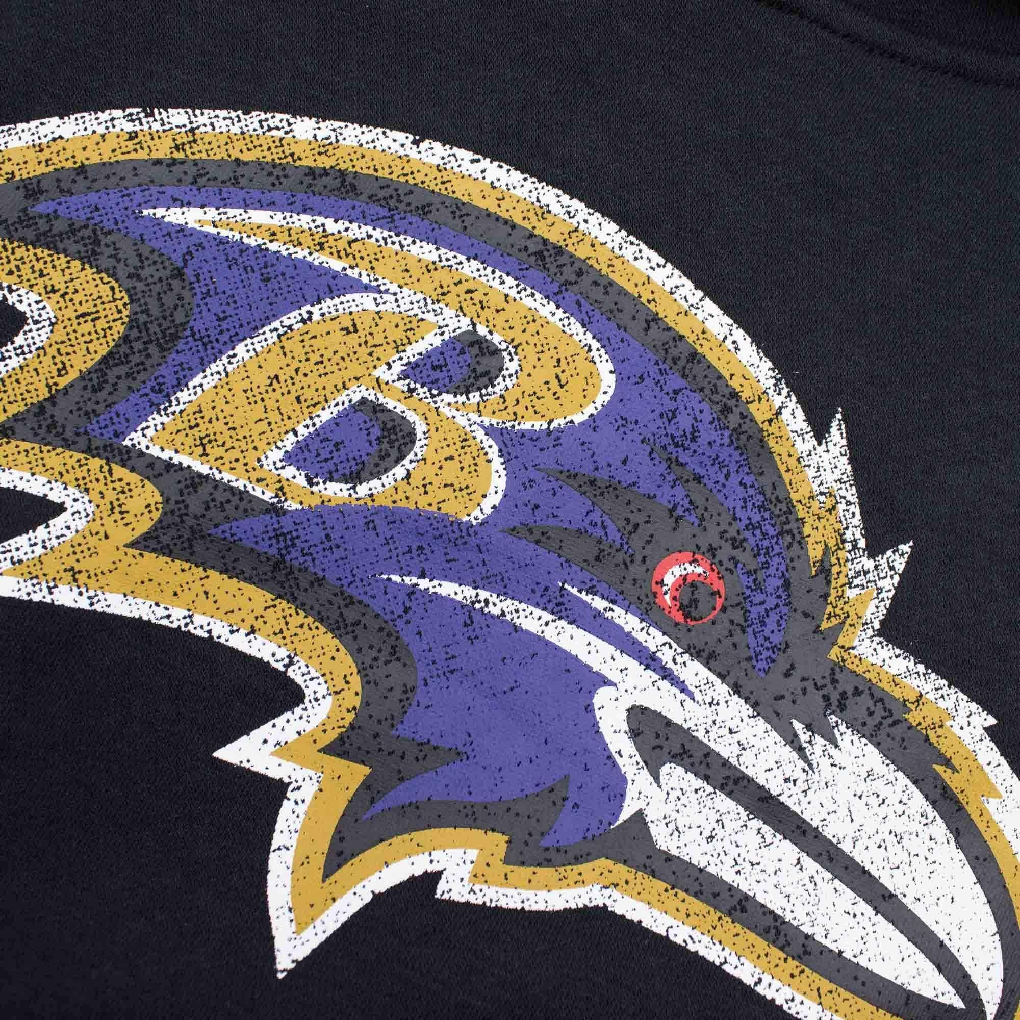 Nike Jumpers Baltimore Ravens Nike NFL Historic Fleece Hoodie Jumper - Black