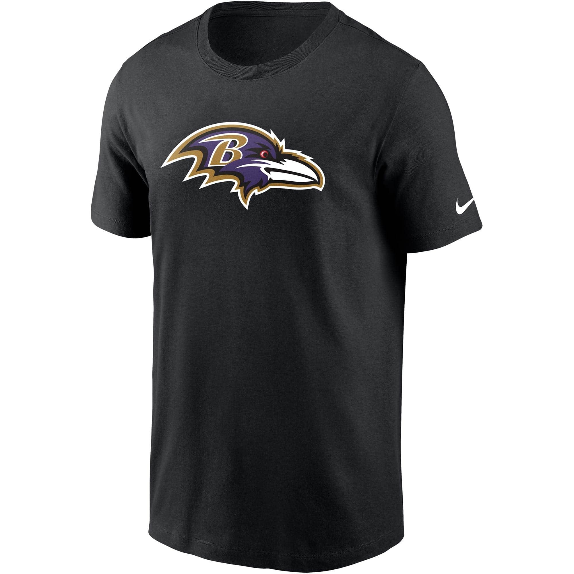 Nike T-Shirts Baltimore Ravens Nike NFL Logo Essential T-Shirt - Black