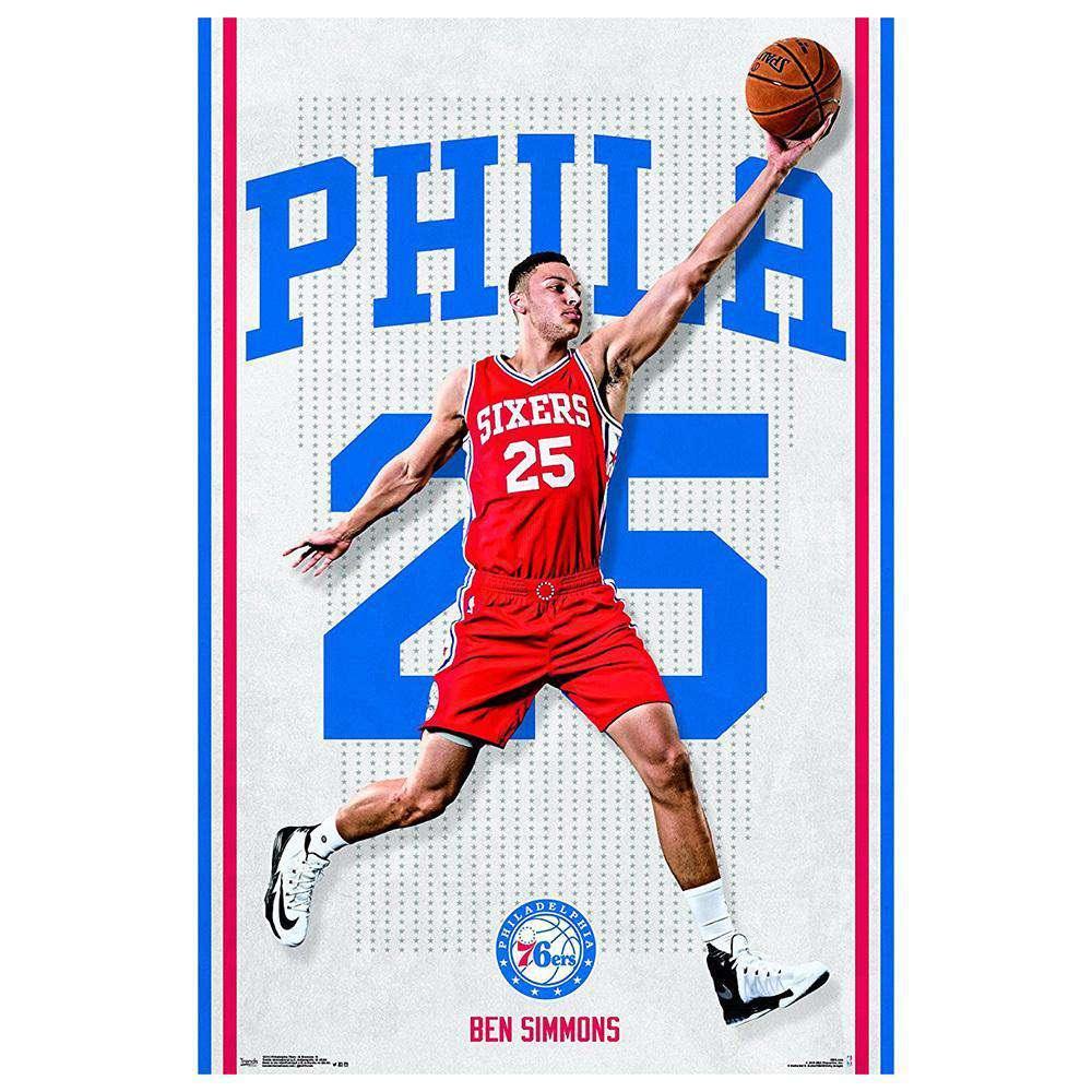 Trends International Posters Ben Simmons Philadelphia 76ers 57 x 86cms Trends NBA Air Poster