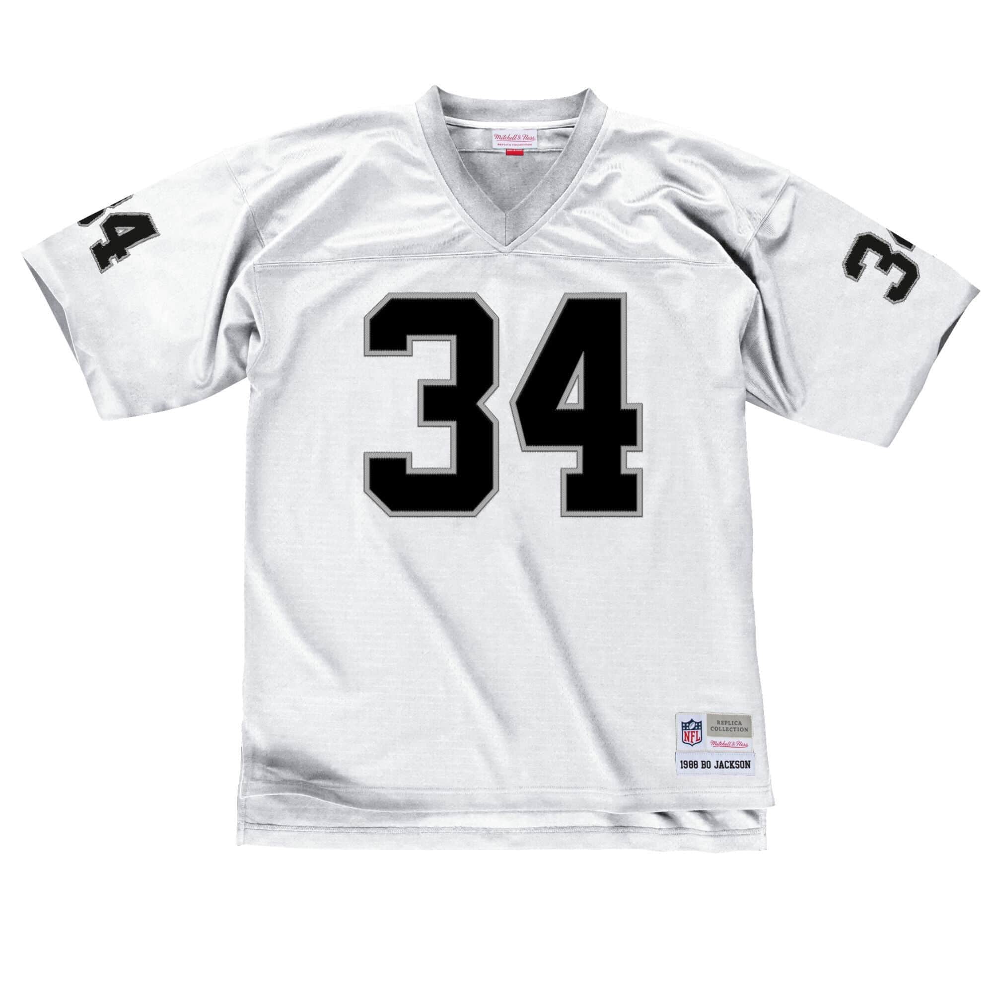 Mitchell And Ness Jerseys Bo Jackson Las Vegas Raiders Mitchell & Ness NFL 88 Legacy Jersey - White