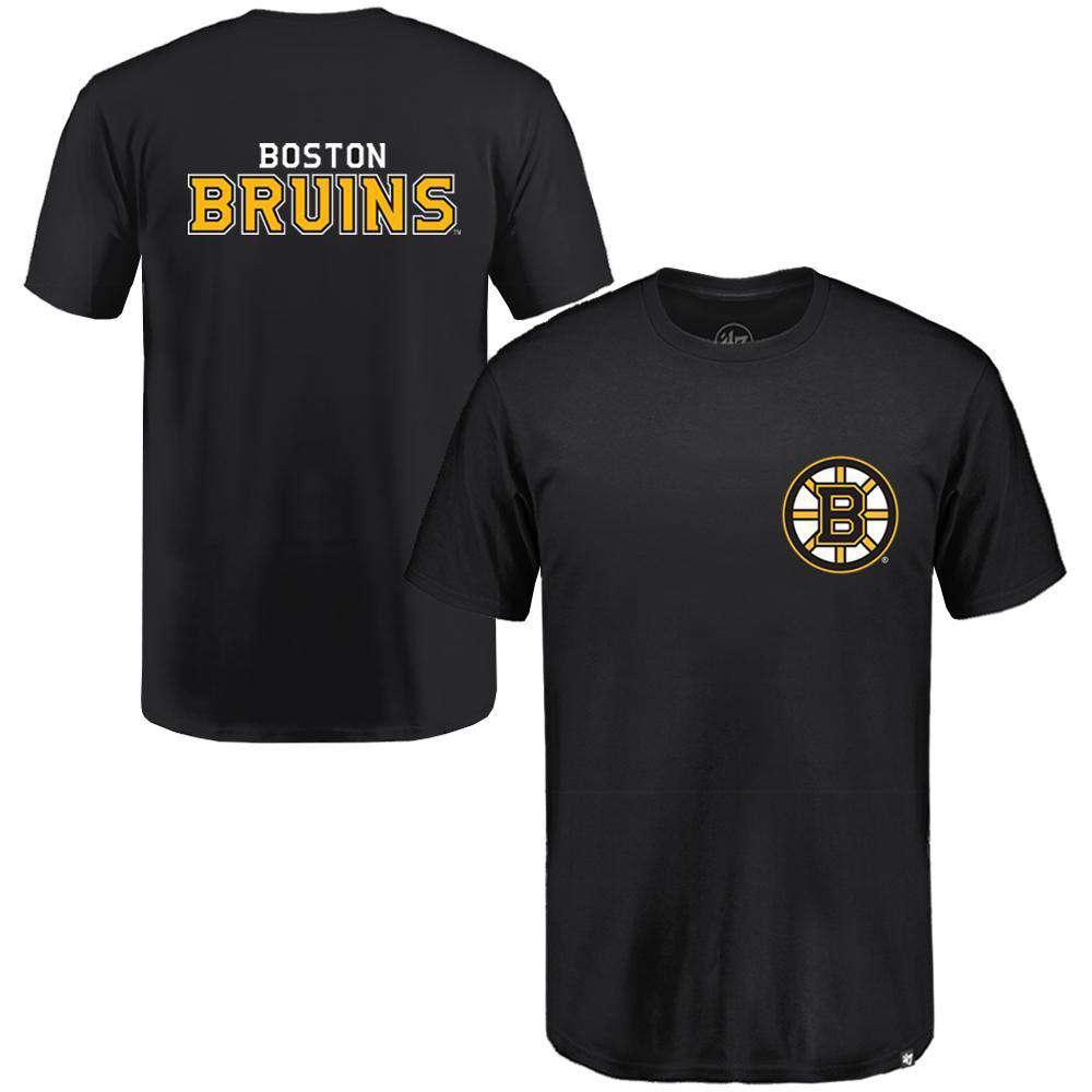 47 Brand T-Shirts Boston Bruins '47 NHL Backer T-Shirt - Black
