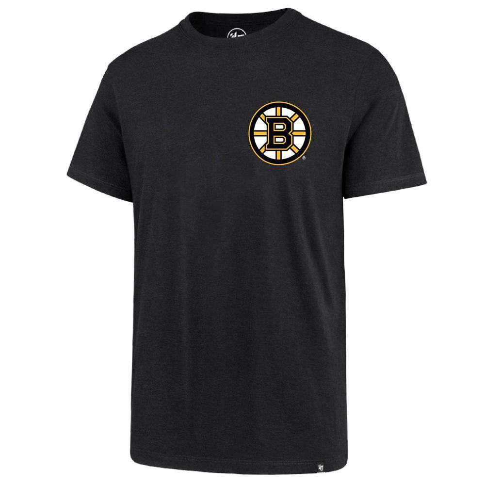 47 Brand T-Shirts Boston Bruins '47 NHL Chest Imprint Splitter T-Shirt - Black