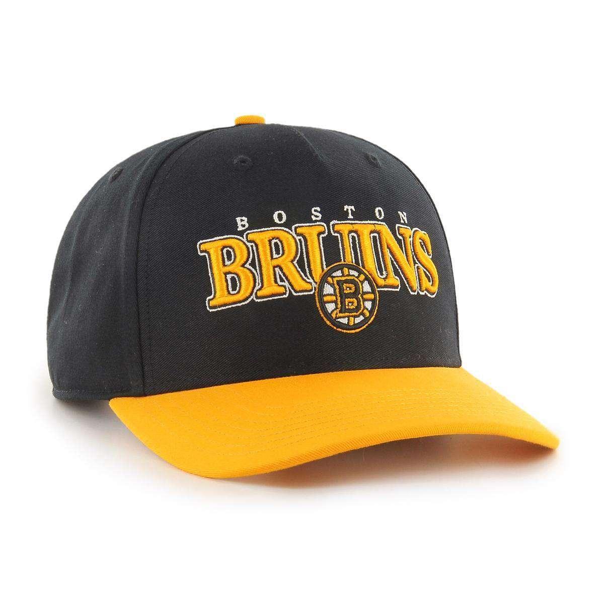 47 Brand Caps Boston Bruins ‘47 NHL Gojo MVP DP Pre-Curved Snapback Hat - Black