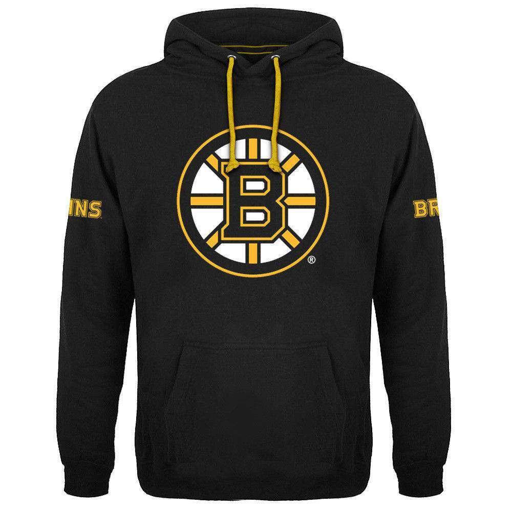 47 Brand Jumpers Boston Bruins '47 NHL Sure Shot Scrimmage Hoodie Jumper - Black