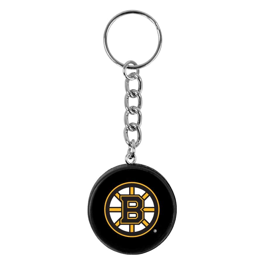 Inglasco Accessories Boston Bruins Inglasco NHL 1.5” Mini Puck Plastic Keychain