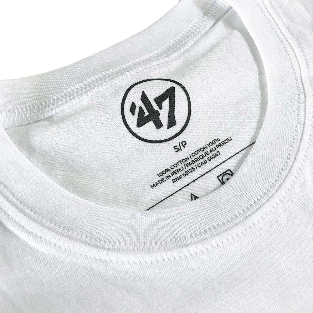 47 Brand T-Shirts Boston Celtics '47 NBA Knockaround Flanker T-Shirt - White