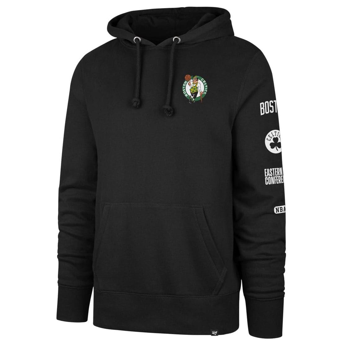 47 Brand Jumpers Boston Celtics '47 NBA Rundown Headline Hoodie Jumper - Black