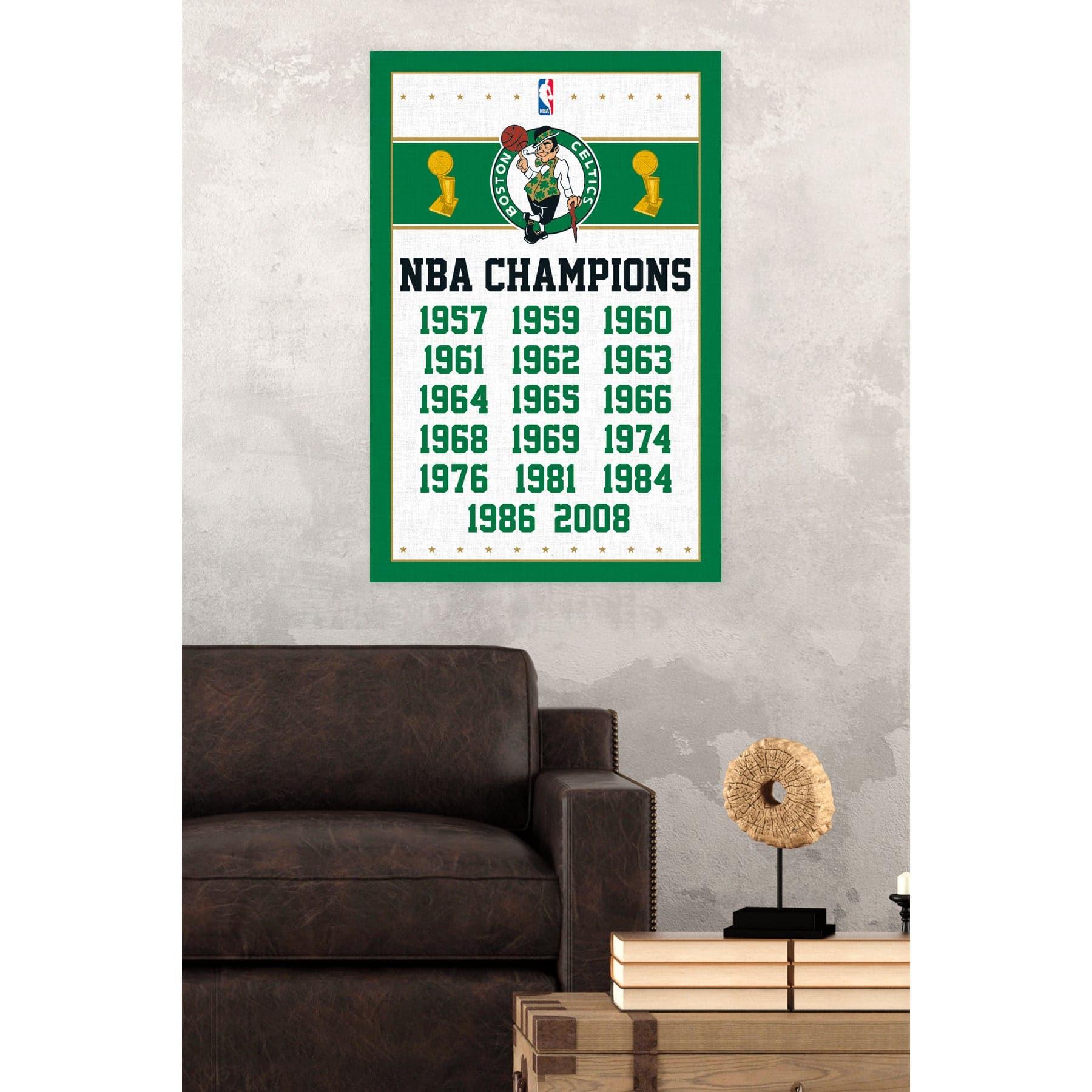Trends International Posters Boston Celtics Champion History Trends NBA 57 x 86cm Poster
