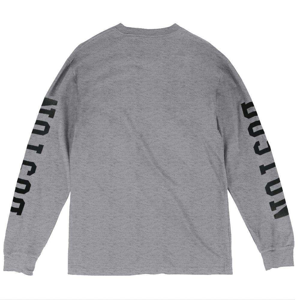 Mitchell And Ness Long Sleeve Tees Boston Celtics Mitchell & Ness NBA Cropped XL Long Sleeve T-Shirt - Heather Grey