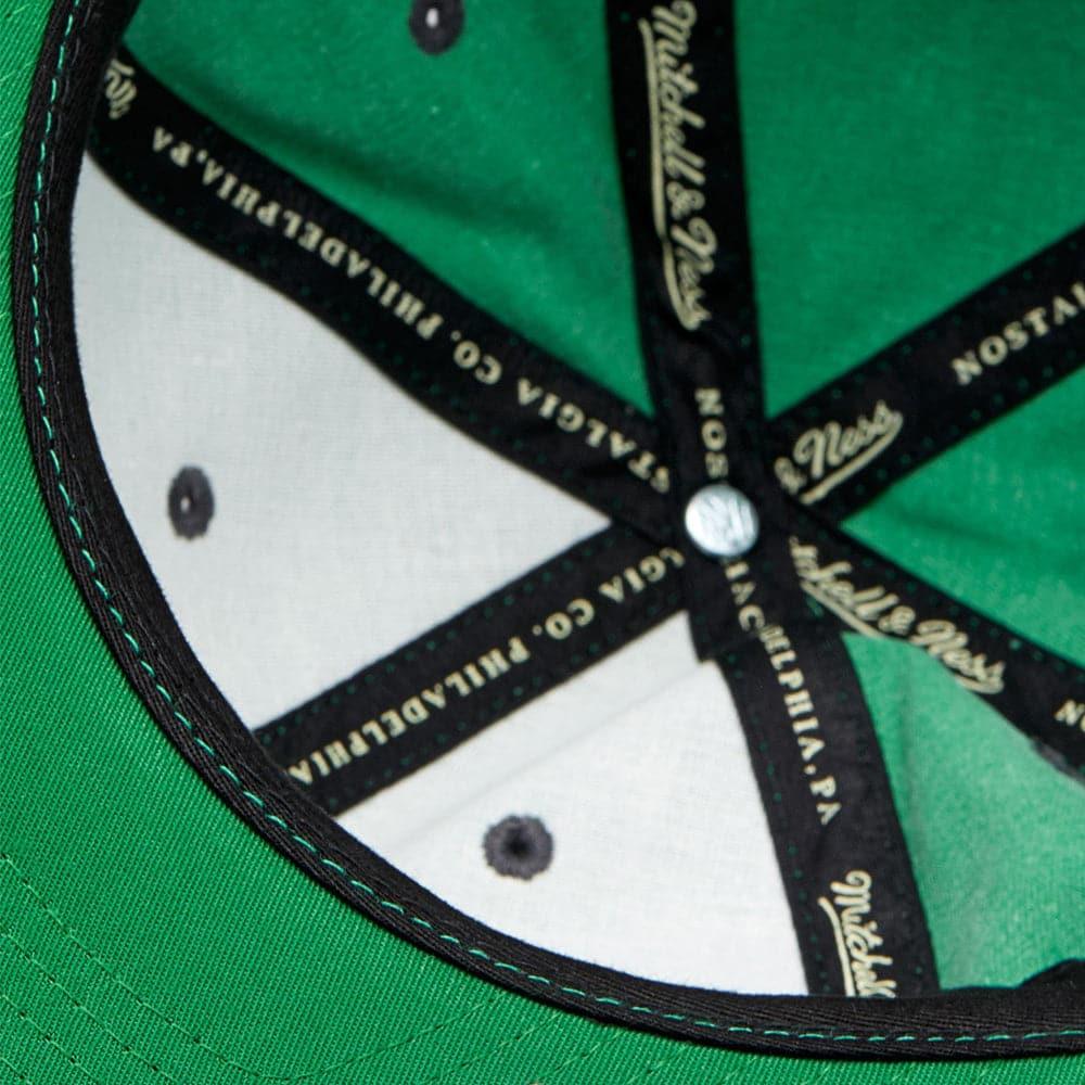 Mitchell And Ness Caps Boston Celtics Mitchell & Ness NBA Game Day Deadstock Snapback Hat - Green