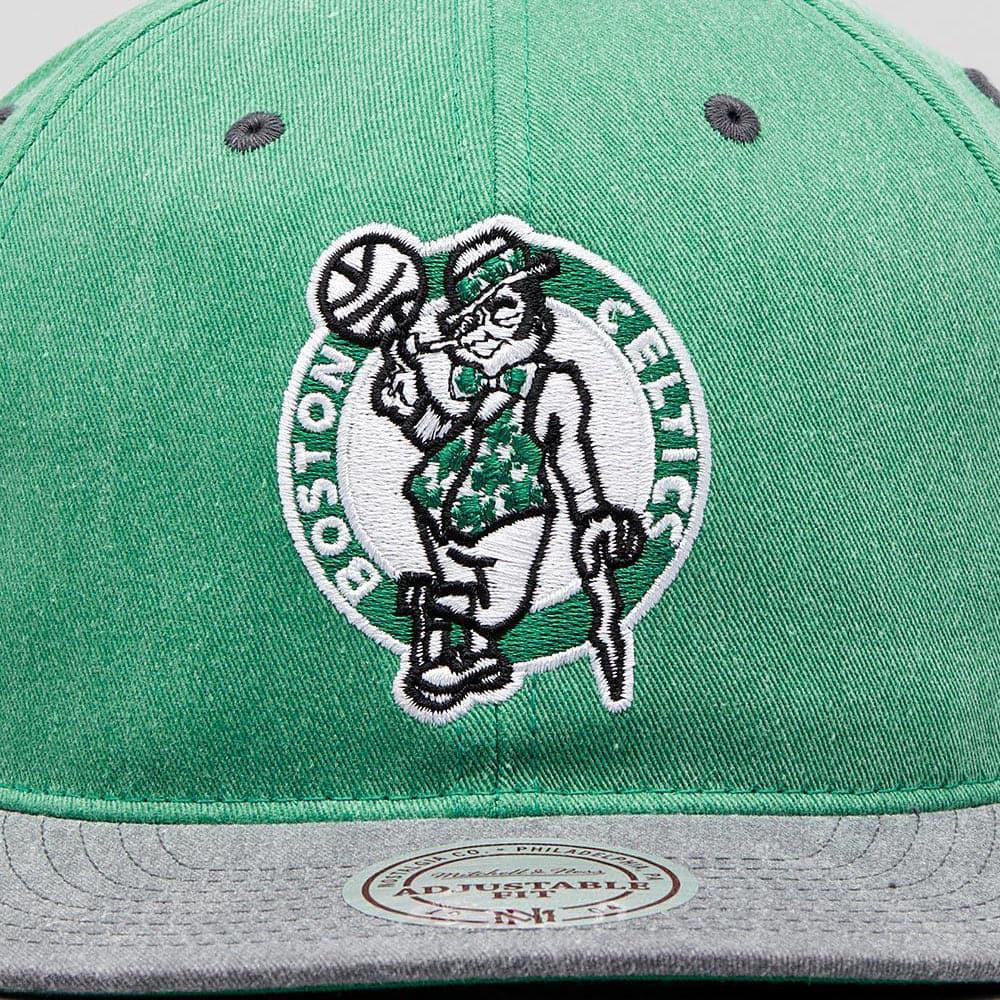 Mitchell And Ness Caps Boston Celtics Mitchell & Ness NBA Game Day Deadstock Snapback Hat - Green