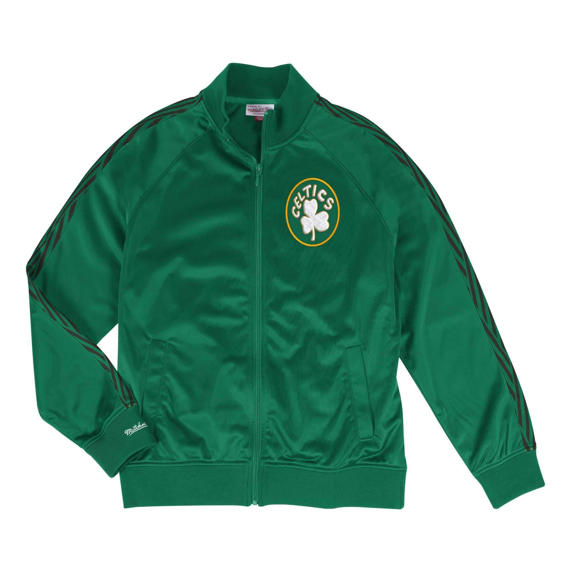 Mitchell And Ness Jackets Boston Celtics Mitchell & Ness NBA HWC Track Jacket - Green