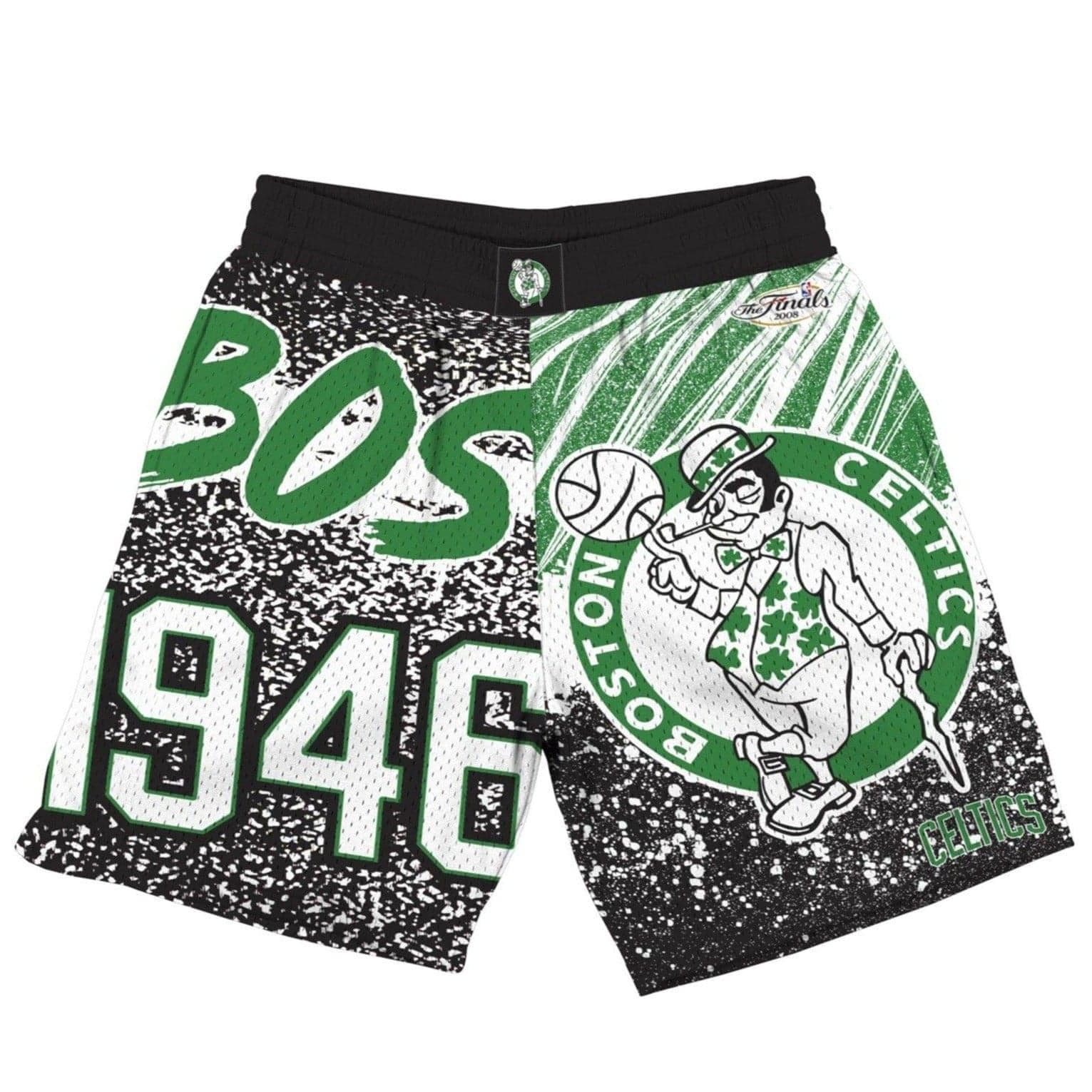 Mitchell And Ness Shorts Boston Celtics Mitchell & Ness NBA Jumbotron Subliminated Shorts